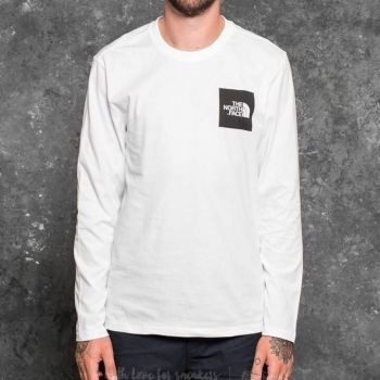 The North Face Longsleeve Fine Tee Tnf White la reducere