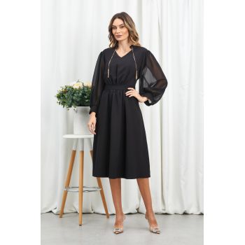 Rochie Frida Neagra ieftina la reducere