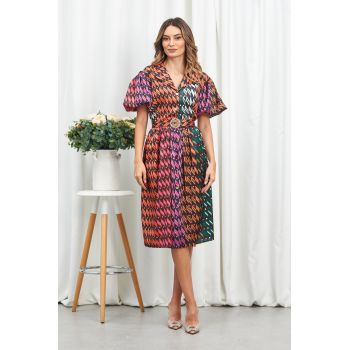 Rochie Kamari Orange Multi