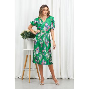 Rochie Lynn Verde Floral