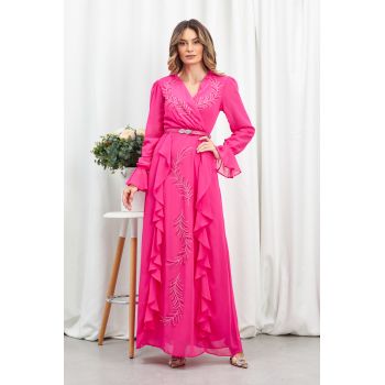 Rochie Vivianne Ciclam ieftina