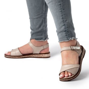 Sandale piele naturala 1018 nude
