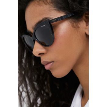 VOGUE ochelari de soare femei, culoarea negru