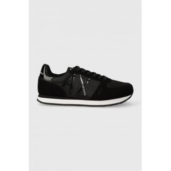 Armani Exchange sneakers culoarea negru, XDX031.XV137.K001