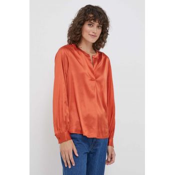 Mos Mosh bluza femei, culoarea portocaliu, neted de firma originala