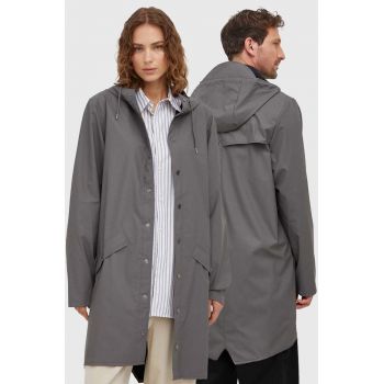 Rains geaca de ploaie 12020 Jackets culoarea gri, de tranzitie de firma originala