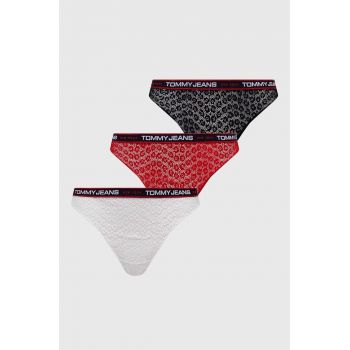 Tommy Jeans tanga 3-pack la reducere