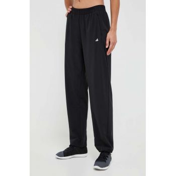 adidas Performance pantaloni de antrenament culoarea negru, uni IL6984 ieftin