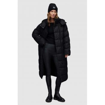 AllSaints palton ALLANA PUFFER femei, culoarea negru, de iarna, oversize la reducere