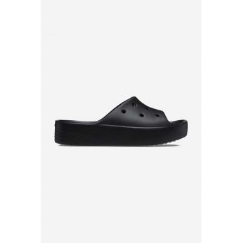 Crocs slapi culoarea maro ieftini