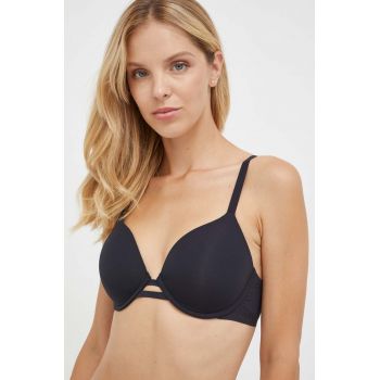 Dkny sutien culoarea negru, neted