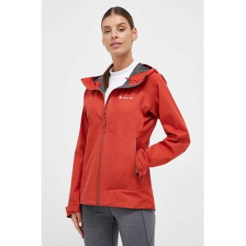 Montane geaca de ploaie Spirit Lite femei, culoarea rosu, gore-tex