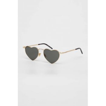 Saint Laurent ochelari de soare culoarea auriu