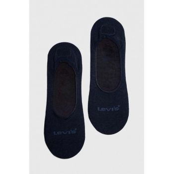 Levi's sosete 2-pack culoarea albastru marin ieftine