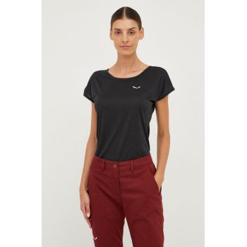 Salewa tricou sport Puez Melange culoarea gri, 00.0000026538