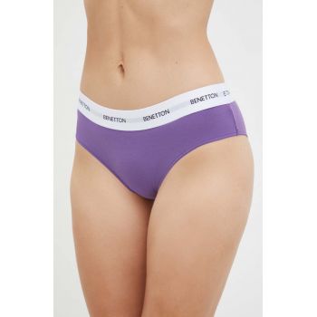 United Colors of Benetton chiloti culoarea violet
