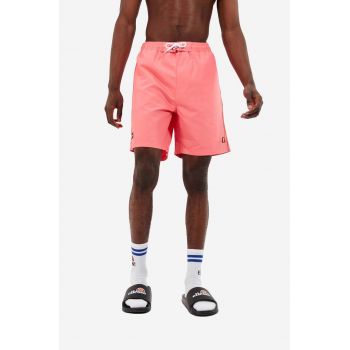 Ellesse pantaloni scurți de baie barbati, culoarea roz, neted SHR18032-PINK ieftin