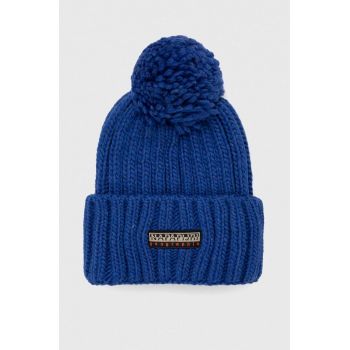 Napapijri caciula din amestec de lana din tricot gros