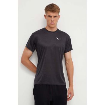 Salewa tricou sport Puez Melange culoarea negru, melanj