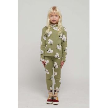 Bobo Choses leggins copii culoarea verde, modelator