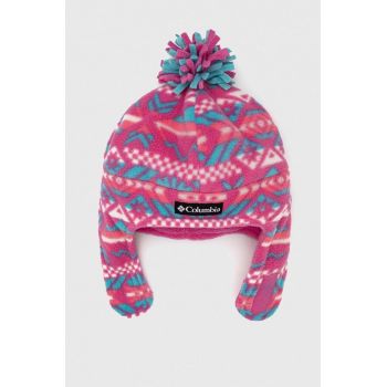 Columbia caciula copii Youth Frosty Trail II Ea culoarea roz, din tricot gros ieftina