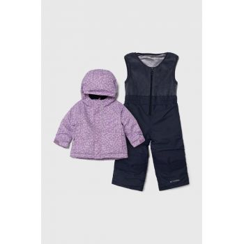 Columbia jacheta si salopeta pentru copii culoarea violet