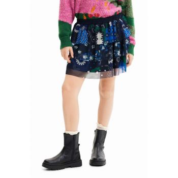 Desigual fusta fete mini, evazati