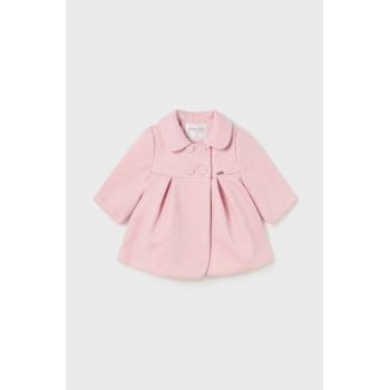 Mayoral Newborn haină de bebe culoarea roz