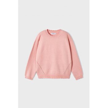 Mayoral pulover copii culoarea roz, light ieftin