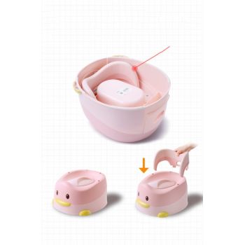 Olita Little Mom cu spatar Duck Pink