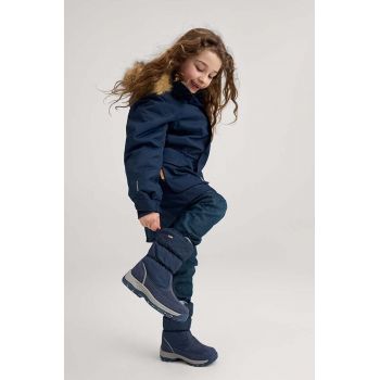 Reima cizme de iarna copii Vimpeli culoarea albastru marin