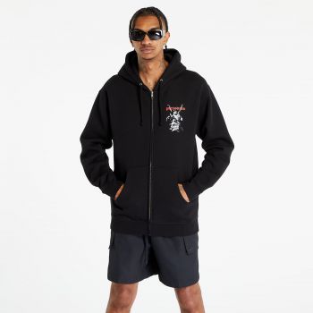 PLEASURES Goat Zip Hoodie Black
