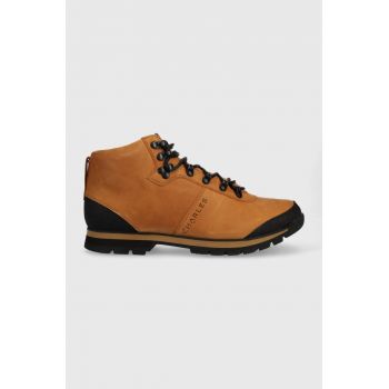 Charles Footwear pantofi de piele intoarsa Carney barbati, culoarea maro, Carney.Hiker.Yellow de firma originale