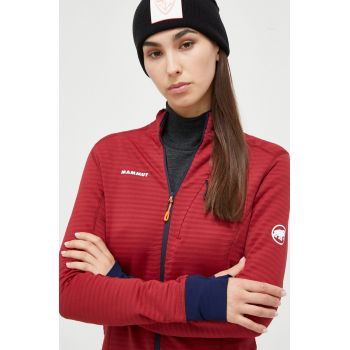 Mammut hanorac Taiss Light culoarea rosu, neted