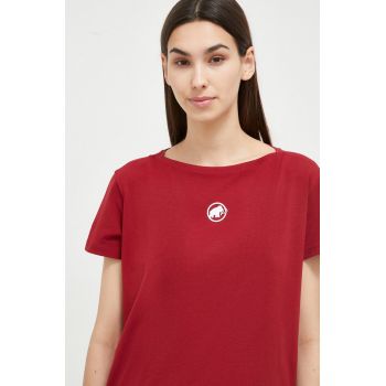 Mammut tricou Seon femei, culoarea bordo ieftin