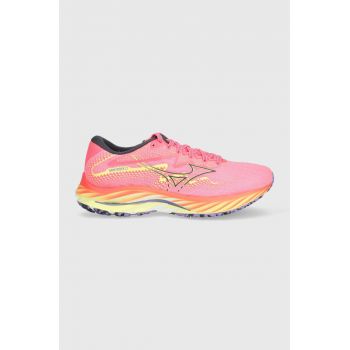 Mizuno pantofi de alergat Wave Rider 27 culoarea roz