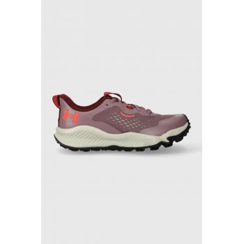 Under Armour pantofi Charged Maven Trail femei, culoarea violet