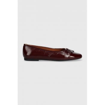 Vagabond Shoemakers balerini de piele JOLIN culoarea bordo, 5508.160.38