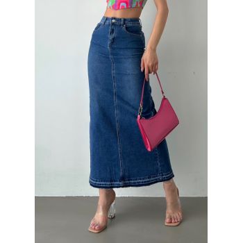 Fusta de blugi lunga Cod:L0974