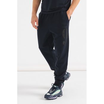 Pantaloni sport de bumbac cu imprimeu grafic