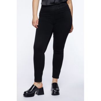 Blugi skinny cu talie elastica