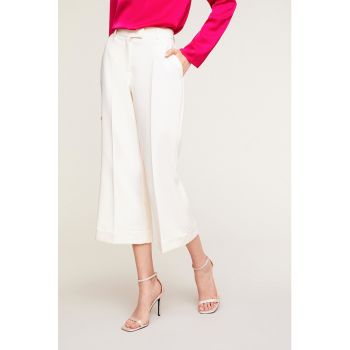Pantaloni chino cu talie inalta