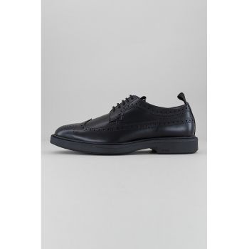 Pantofi derby de piele ecologica