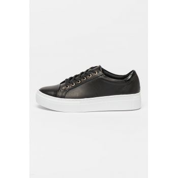 Pantofi sport uni de piele