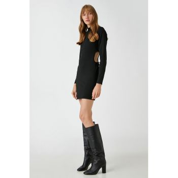 Rochie bodycon cu decupaj lateral
