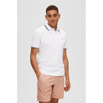 Tricou polo regular fit de bumbac organic