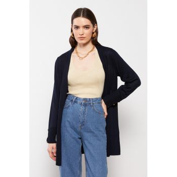 Cardigan lung fara inchidere