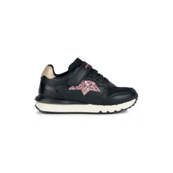 Pantofi sport cu velcro si detalii stralucitoare