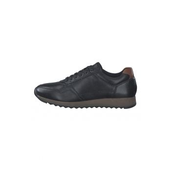 Pantofi sport din piele cu model uni