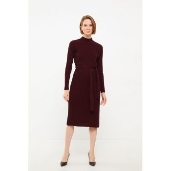 Rochie-pulover midi slim fit